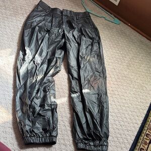 Banana Republic Black Leather Pants